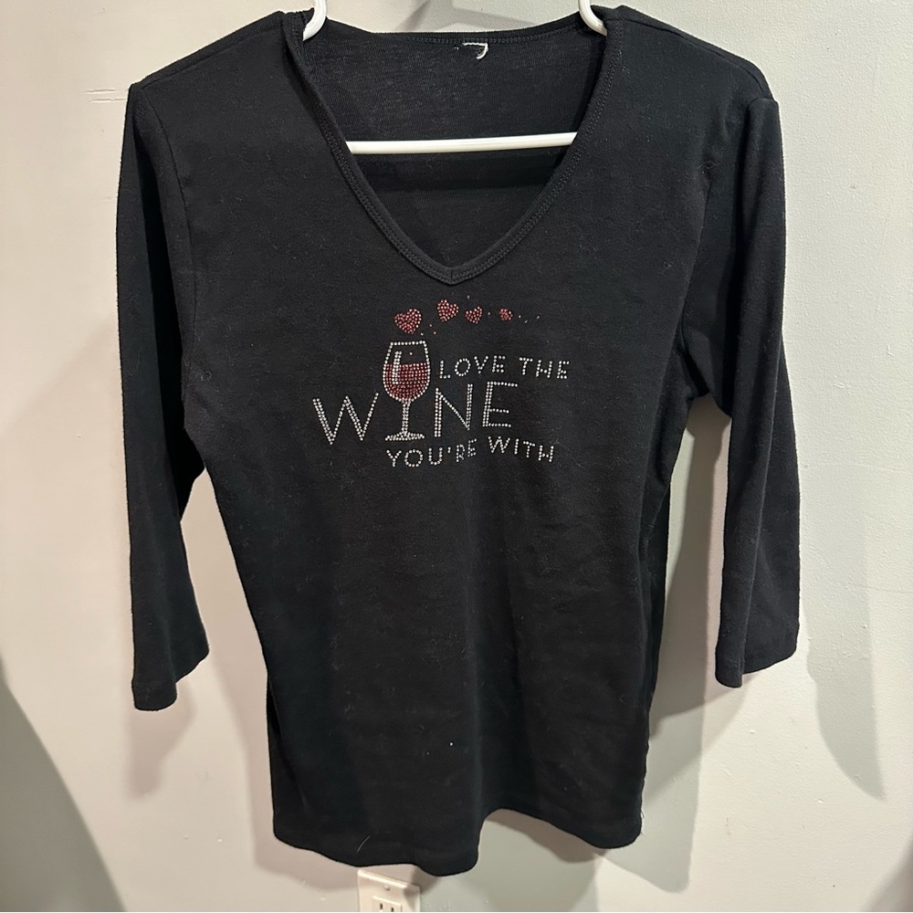 vintage wine graphic tee